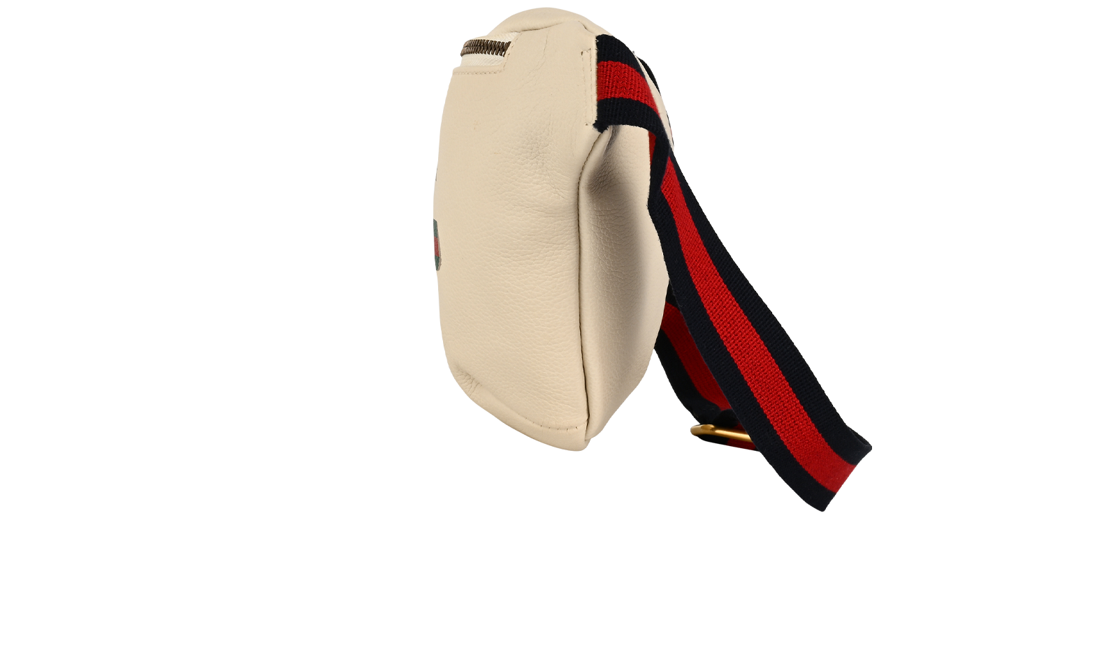 GG Web Bum Bag, &pound;375, Handbags, Beige, Leather, Bottom view